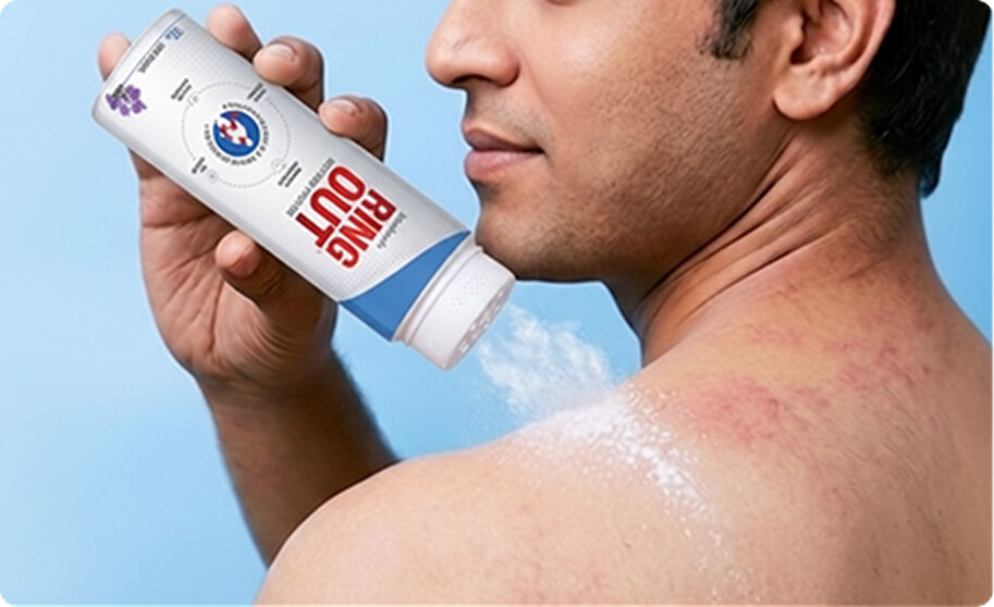 Apply evenly over the affected area and surrounding skin
